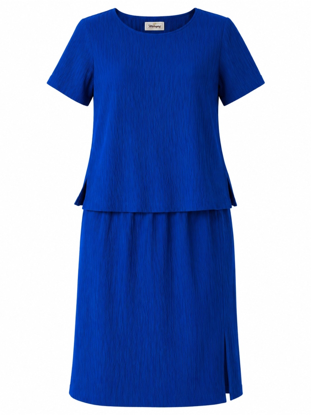 Worthington Royal Blue Layered Midi Dress